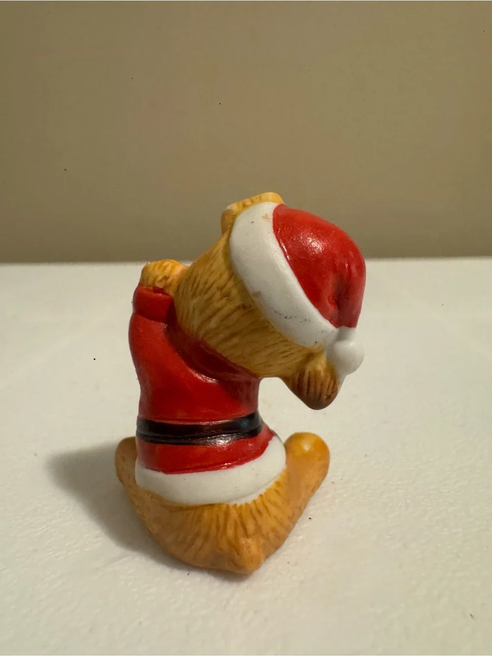 Vintage Christmas Tiny Santa Dog